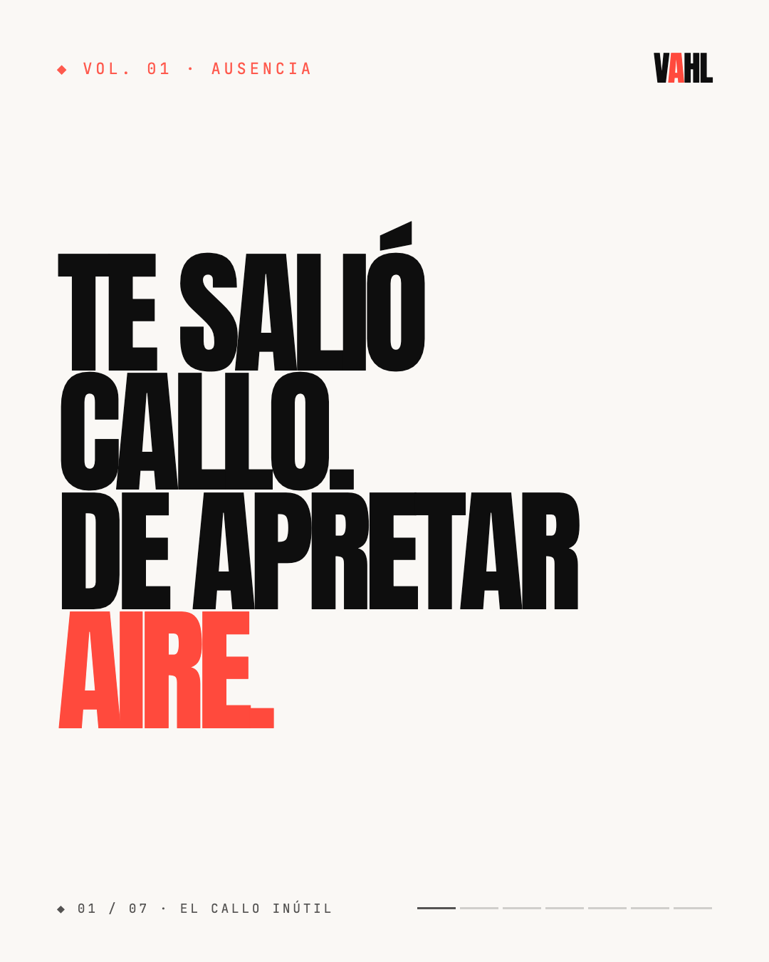 Carrusel VAHL sobre Epicteto